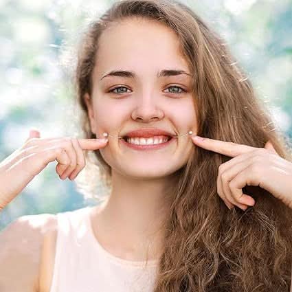 Dimple Maker Facial Beauty Tool with Lip Studs