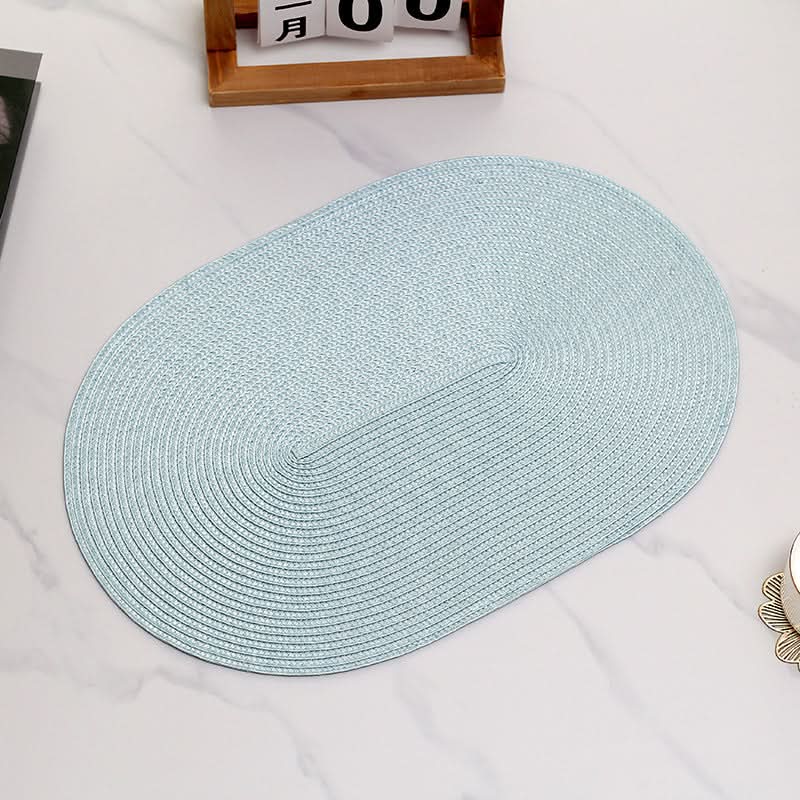 Durable Waterproof Woven PP Placemat - Oval