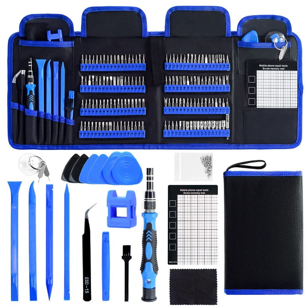 Mobile Phone Repair Tool Kit - Multi-Purpose CRV Chrome Vanadium Screwdrivers