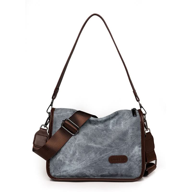 Women's Retro Contrast Color Dumpling Bag – Large-Capacity Shoulder bag