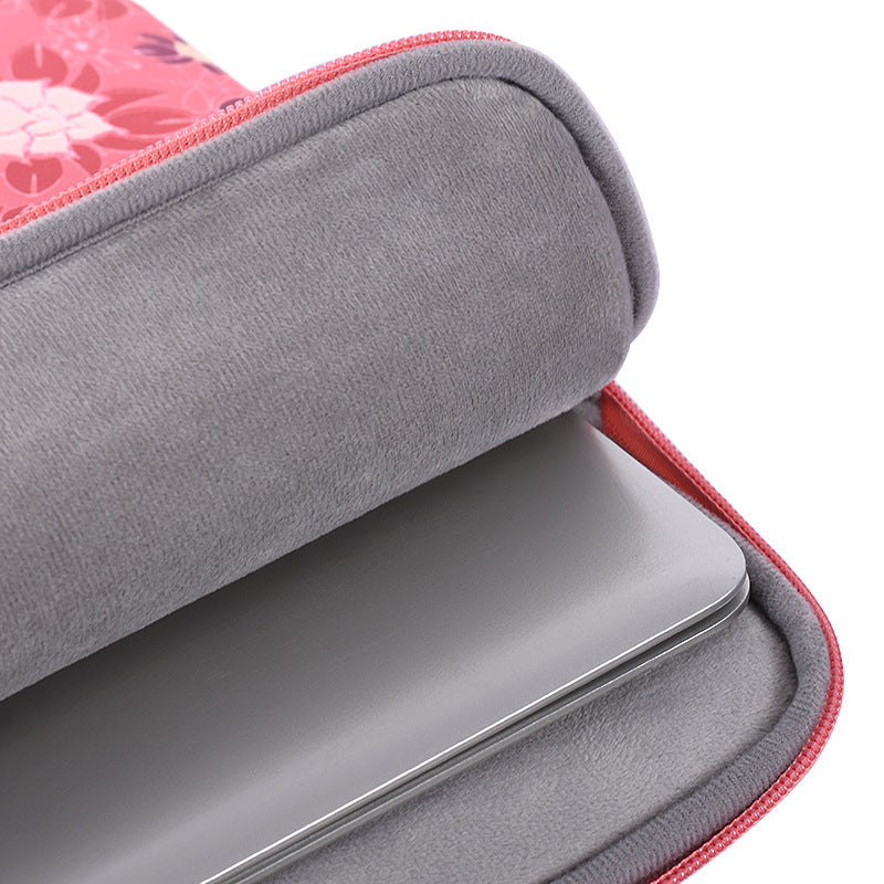 Blush Garden Laptop Sleeve – Waterproof Case for MacBook, HP, Xiaomi & More