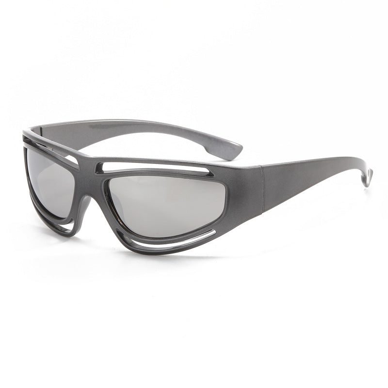 [Trinity 2.0] Futuristic Silver Sunglasses