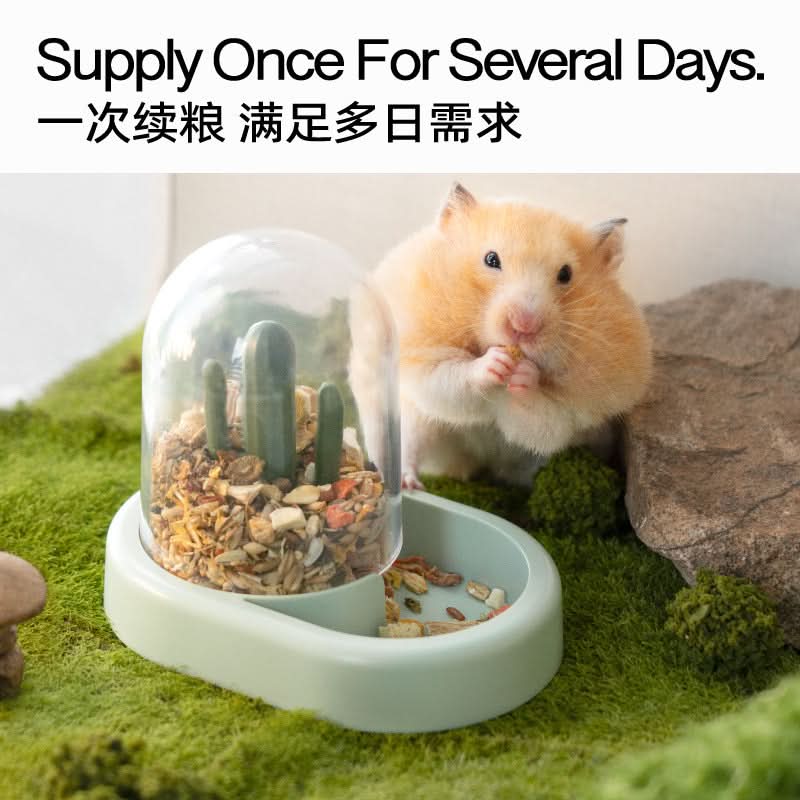 Automatic Hamster Food Feeder Bowl