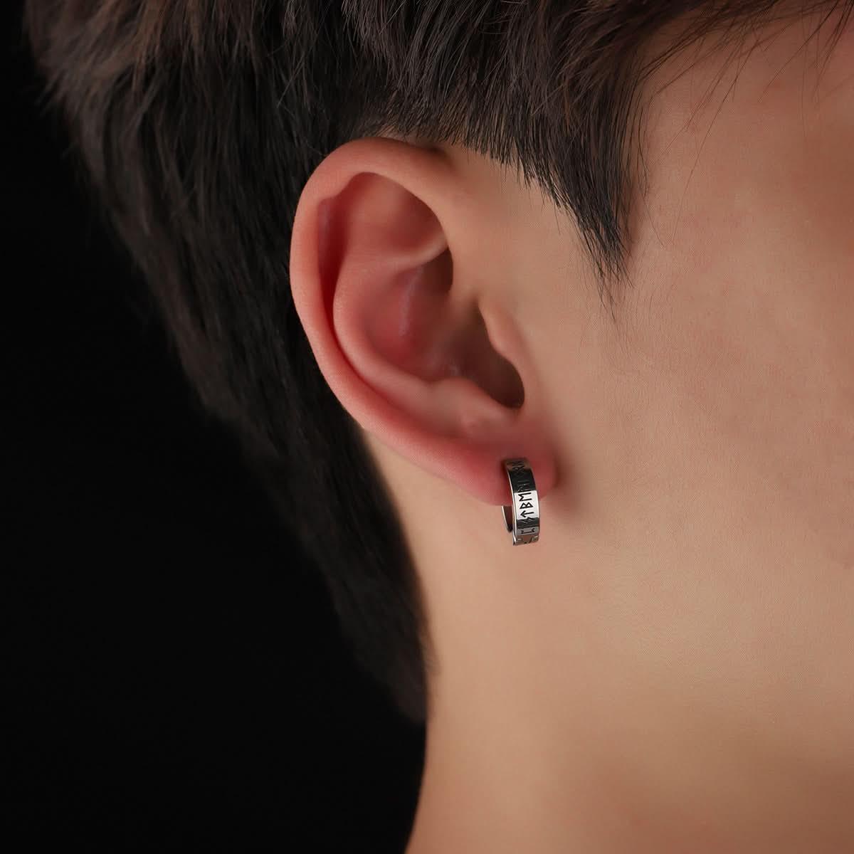 Men’s Rune Punk Ear Cuff - Non-Pierced Jewelry
