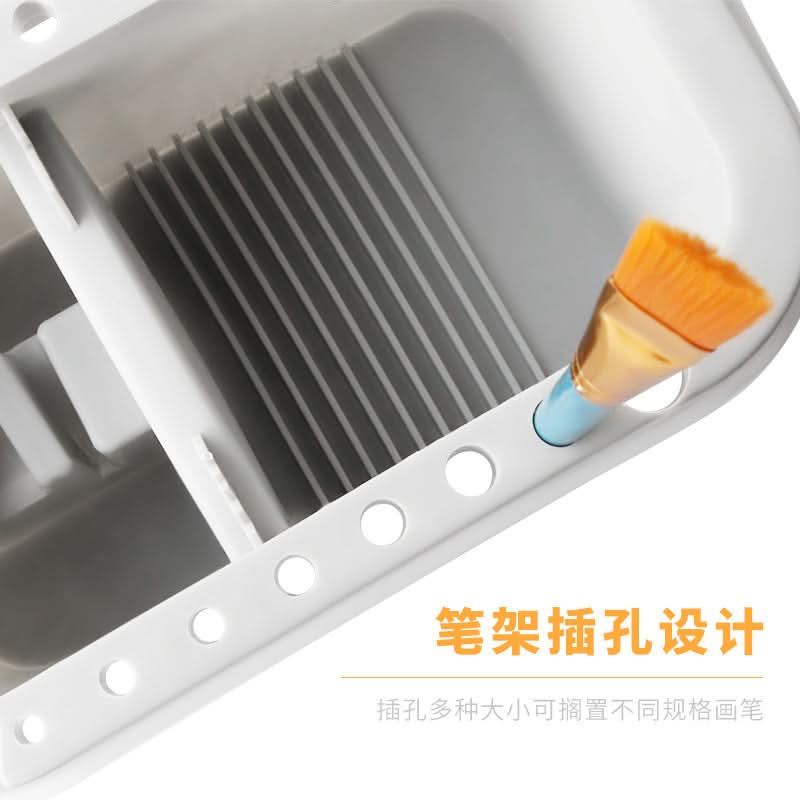 3-in-1 Paint Brush Cleaning Bucket Set – Multi-Purpose Palette