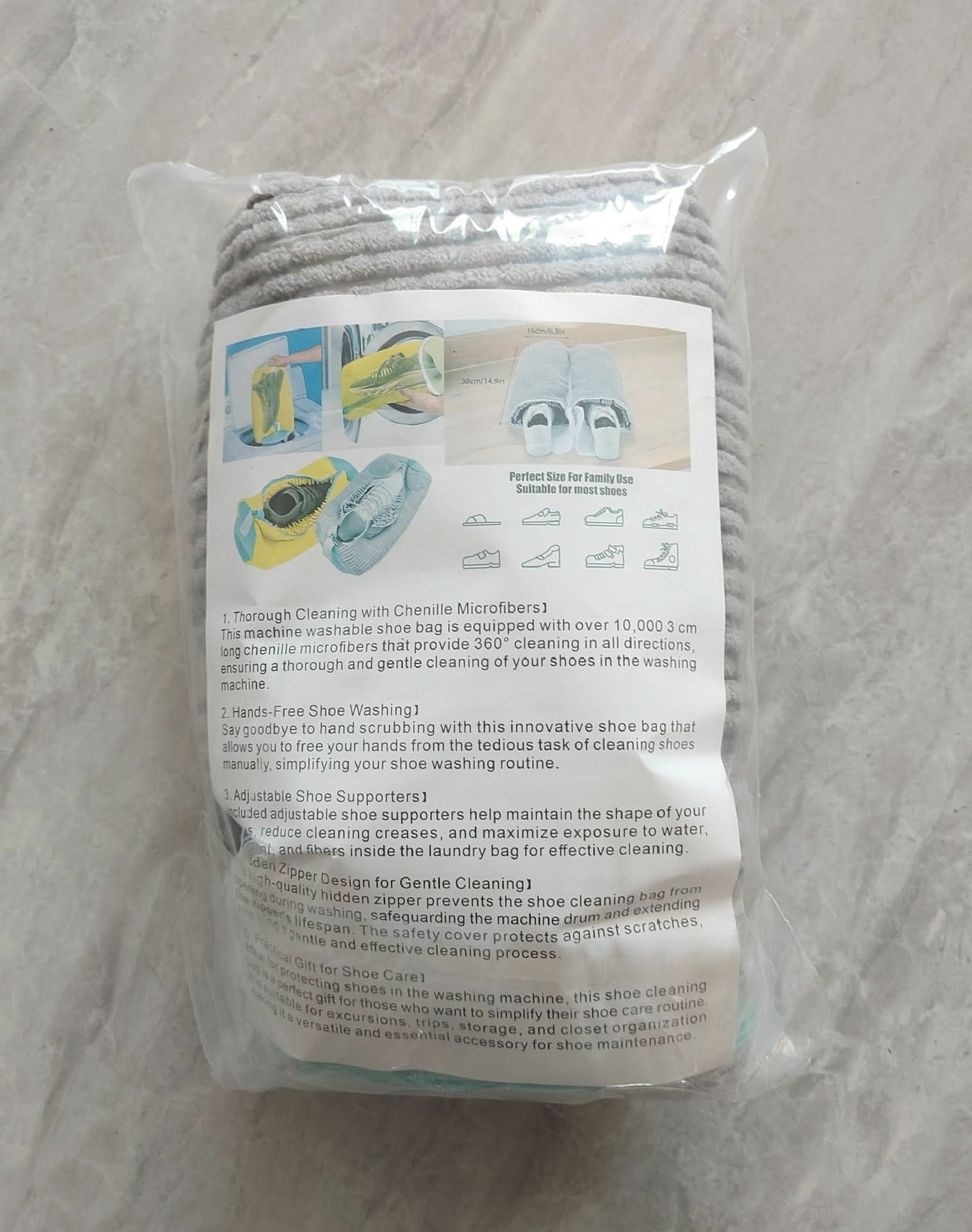 Portable Shoe Washing Bag – for Sneakers & Shoes