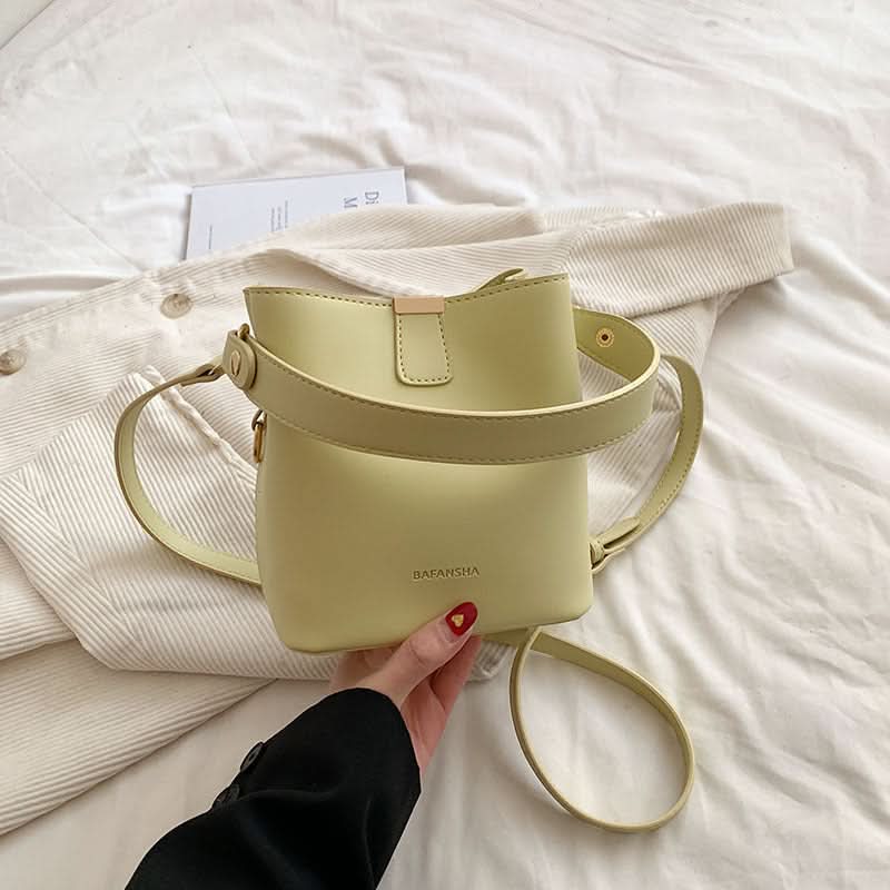 Retro Bucket Shoulder Bag for Women – Fashionable Crossbody Bag