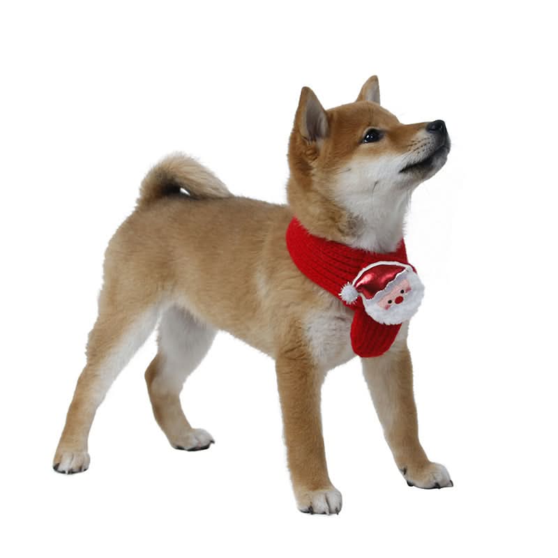 Pet Christmas Scarf & Hat Set for Cats and Dogs