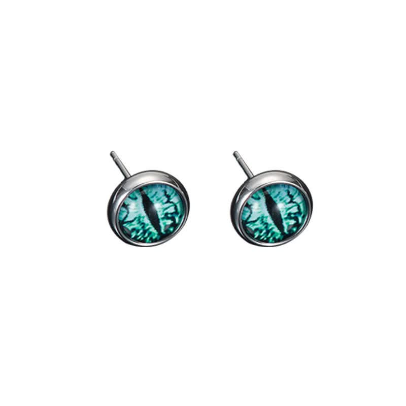Men’s Devil’s Eye Earrings – Cyberpunk Jewelry