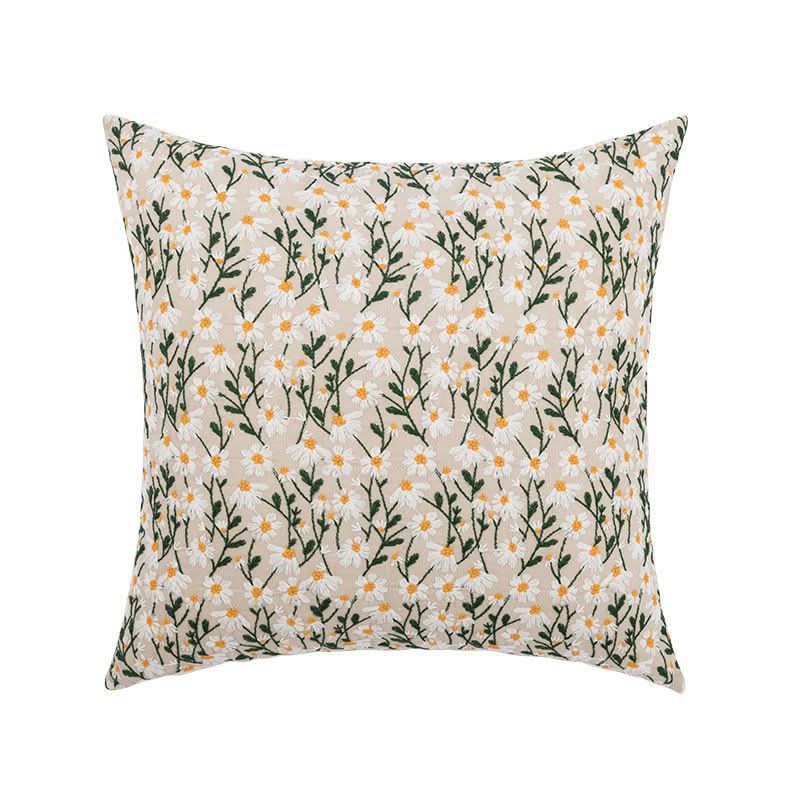 Nordic Red Leaf Velvet Pillow Cover