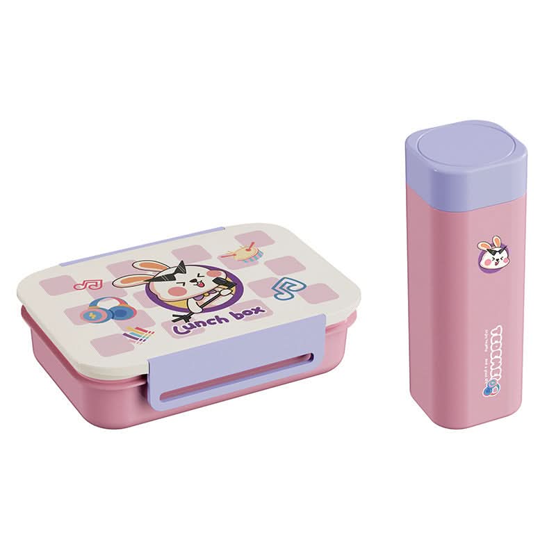 Microwave-Proof Lunch Box Set with Water Cup – Leak-Proof
