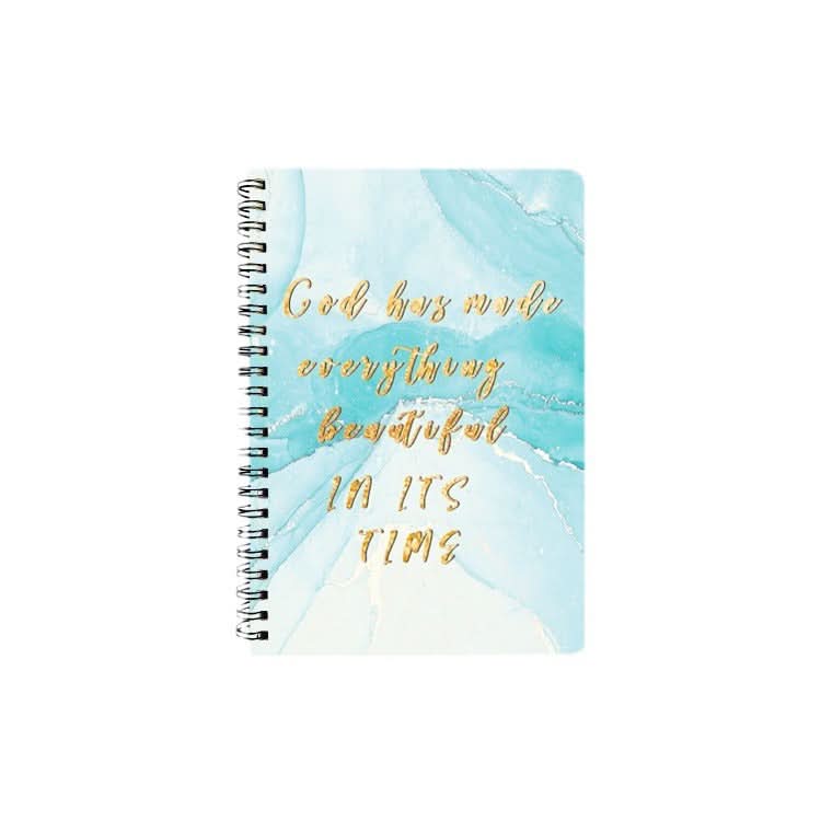 A5 Side Flip Spiral Notebook - Horizontal Line Notepad