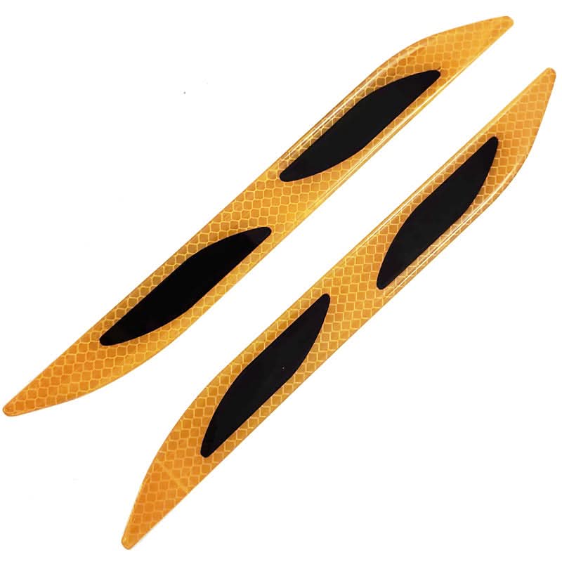 Carbon Fiber Car Fender Reflective Strips – Anti-Scratch & Anti-Collision Body Stickers
