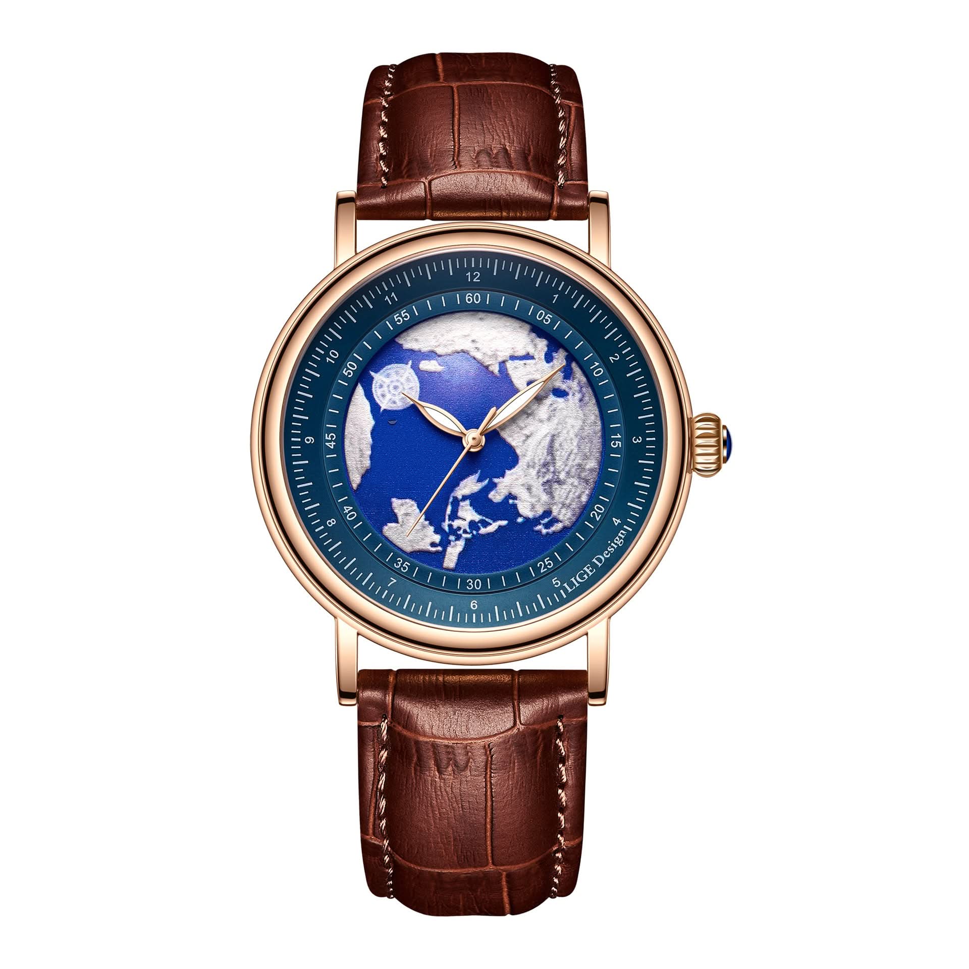 Men's Fashionable Quartz Watch – Business Style, Night Light