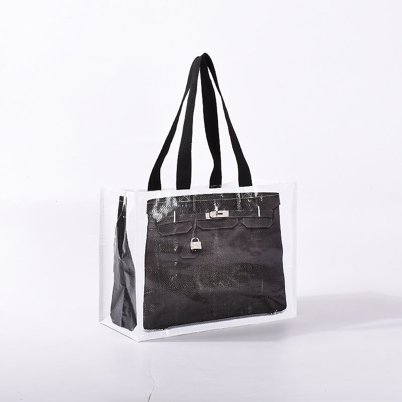 Woven Shopping Tote Bag – Reusable PP Handbag with High Load Capacity