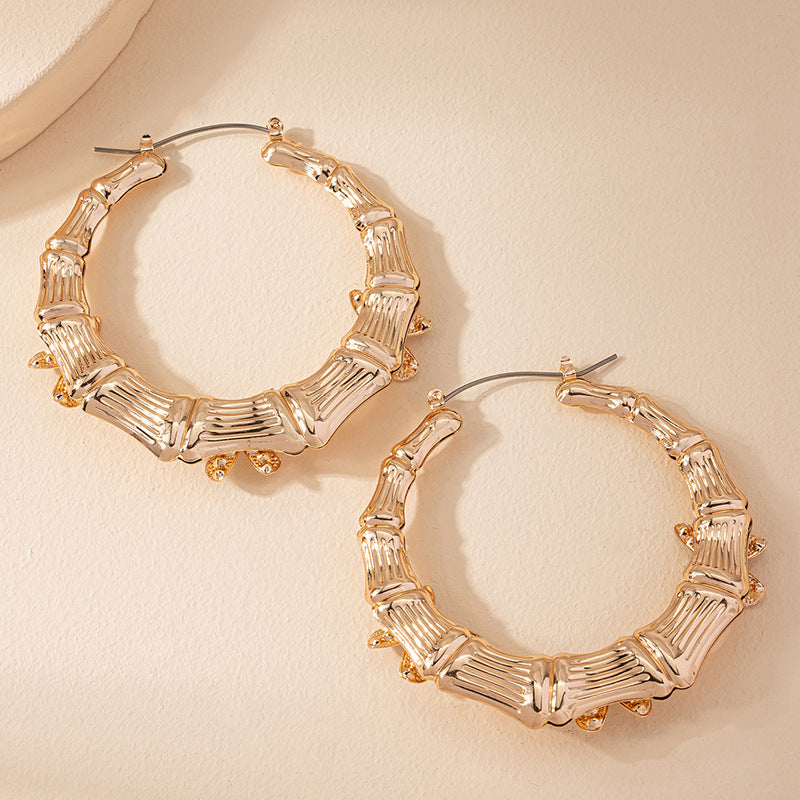 Butterfly Hoop Earrings for Women – Sweet Alloy Animal-Inspired Jewelry