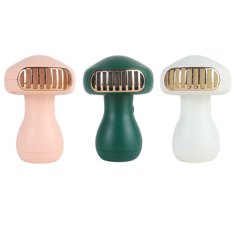 Bladeless Mushroom Mini Fan – USB Rechargeable, Portable