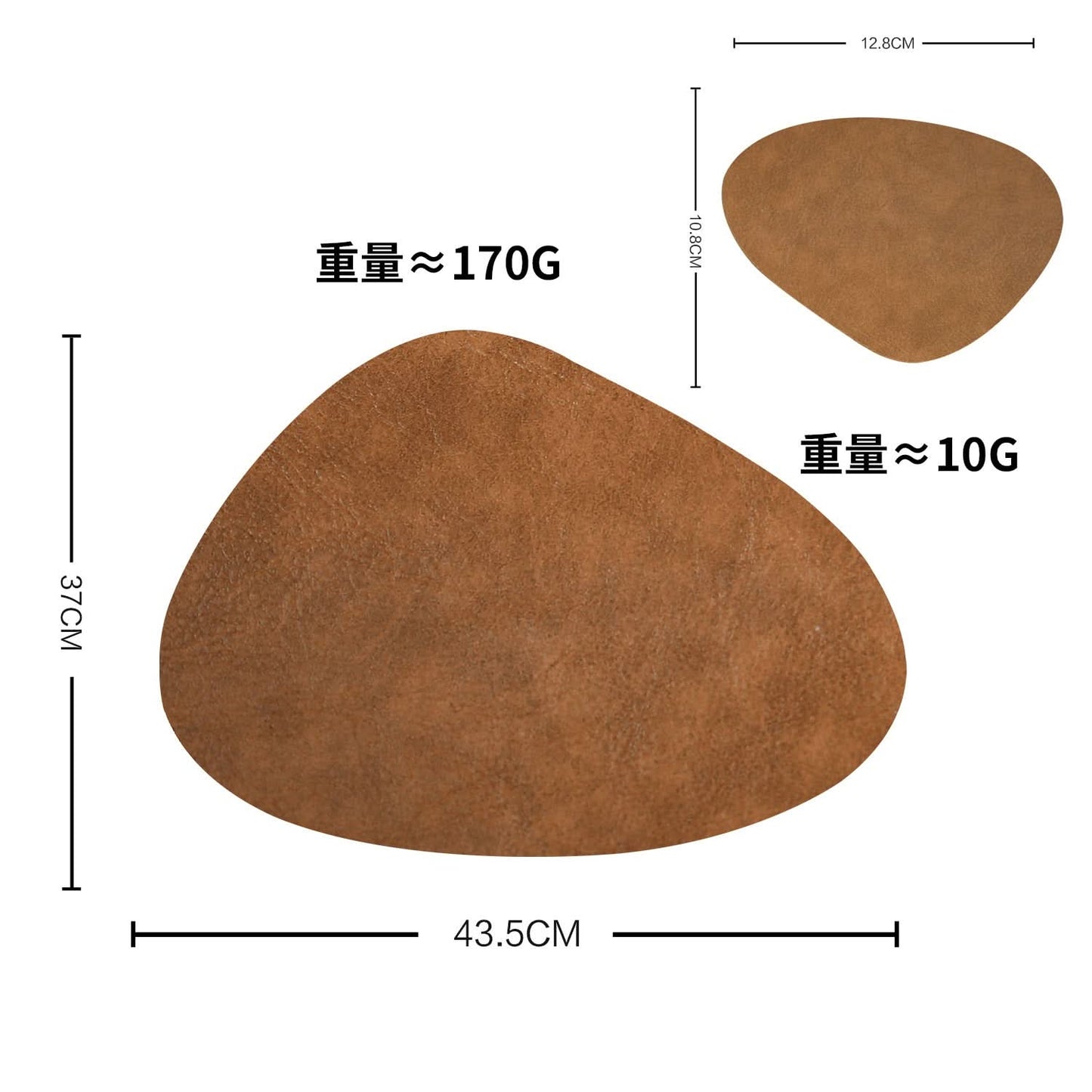 Waterproof PVC Leather Placemats - Luxury Design
