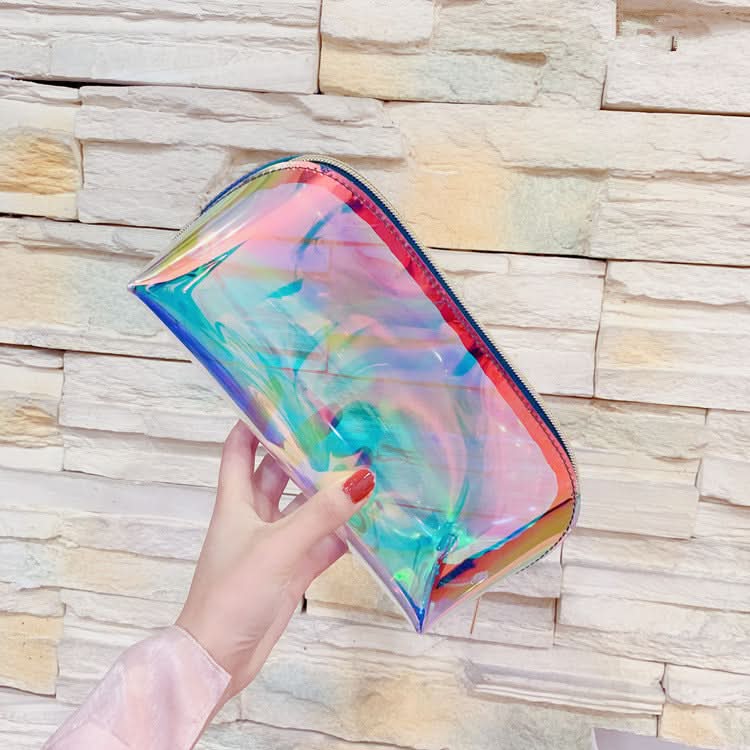 Laser PVC Waterproof Cosmetic Bag for Women