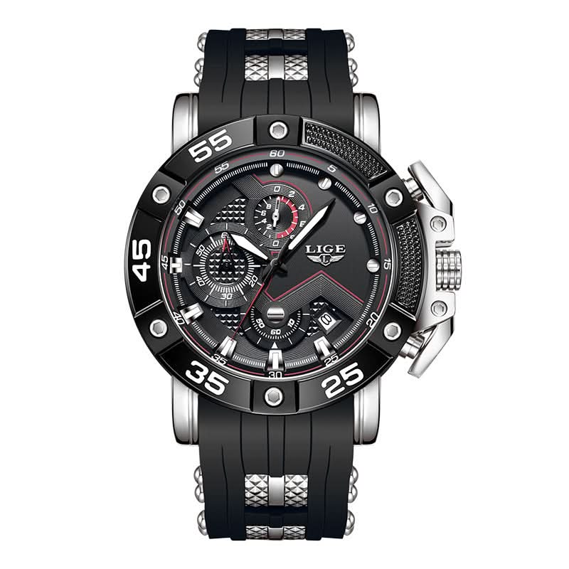 Men’s Chronograph Quartz Watch – Luminous Dial, Business Watch