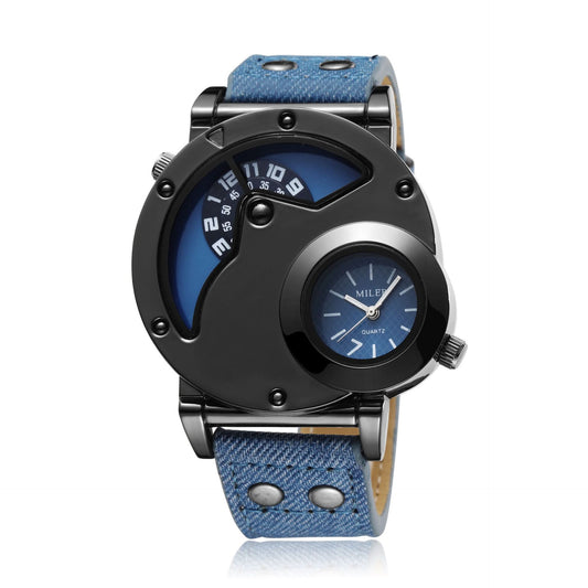 Men's Outdoor Quartz Watch with Fabric Strap