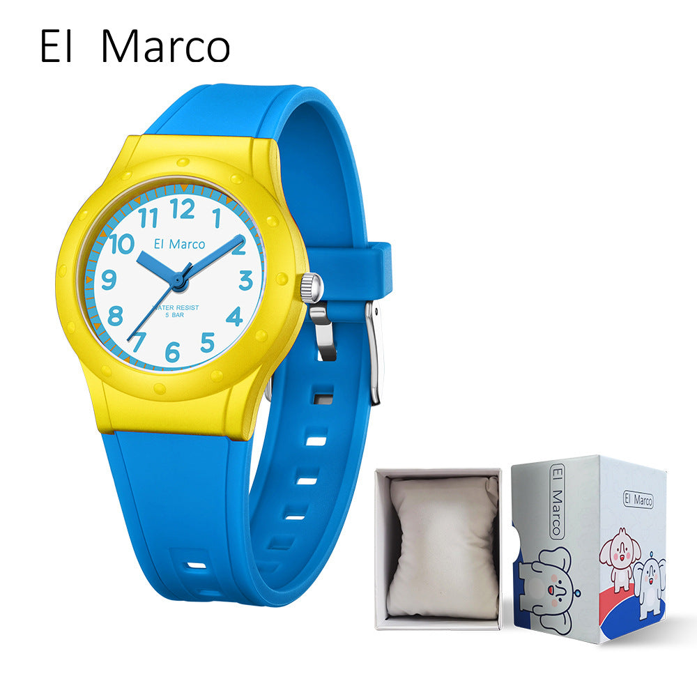 Little Elephant Marco Kids Quartz Watch – Waterproof Analog Watch for Boys and Girls