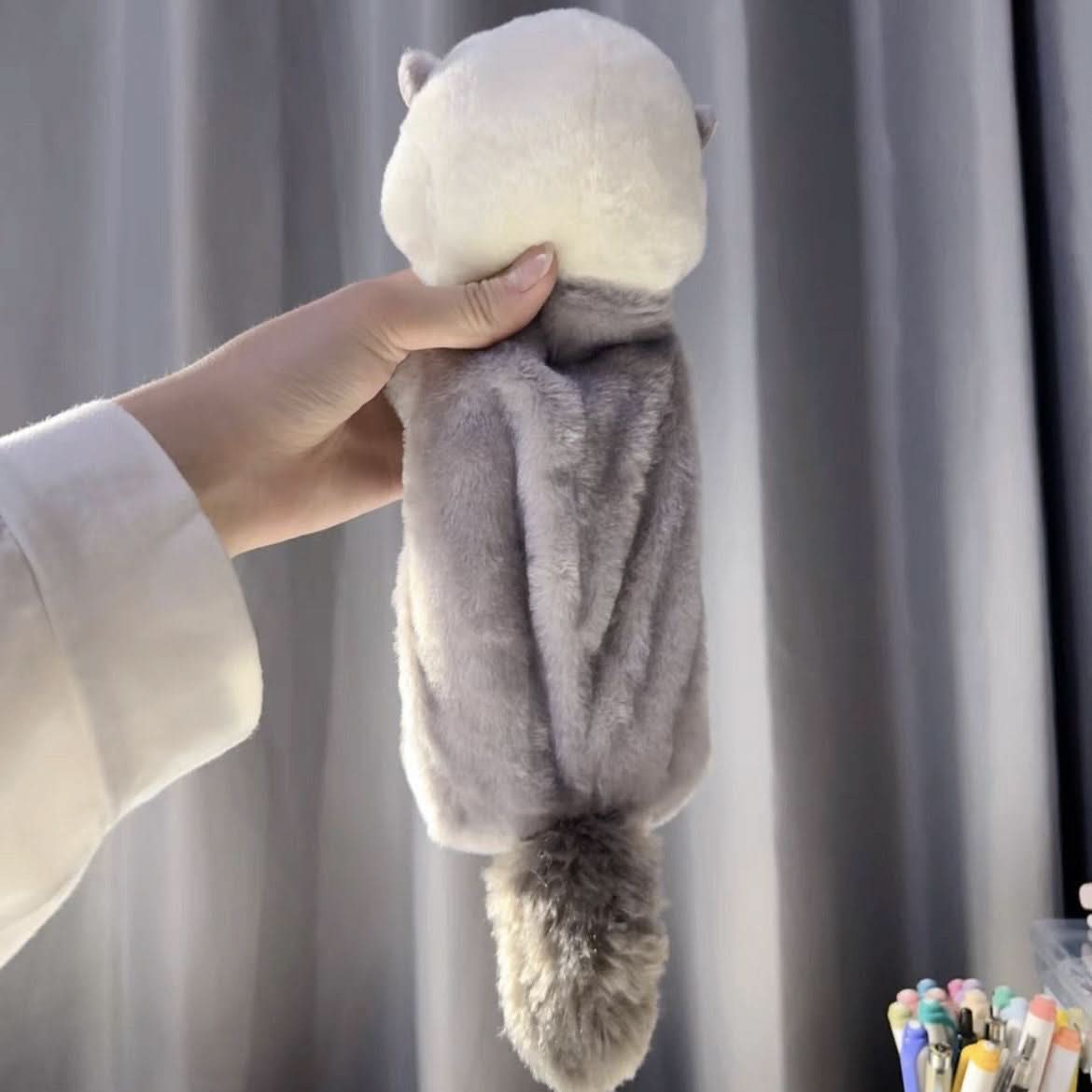 Cute Plush Animal Pencil Case for Kids