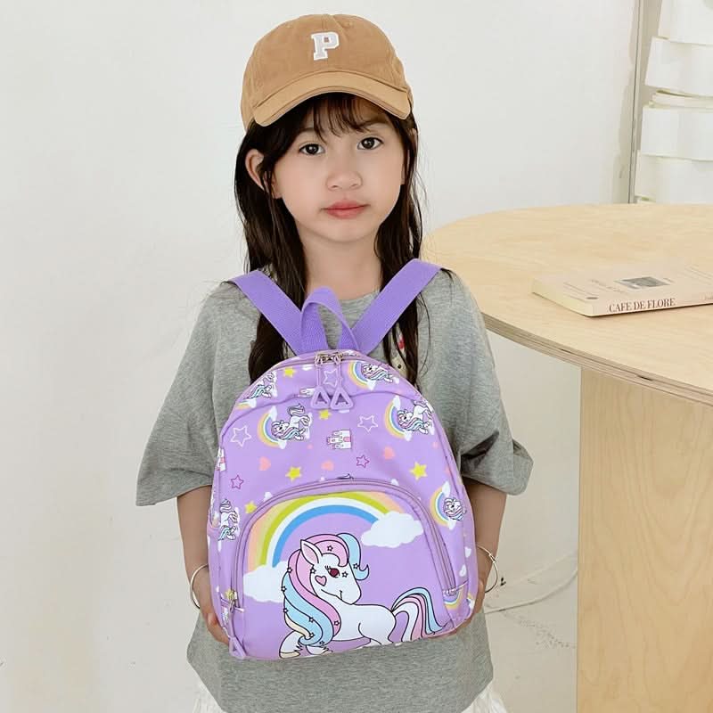 Cute Unicorn & Dinosaur Kindergarten Backpack – School Bag for Boys & Girls