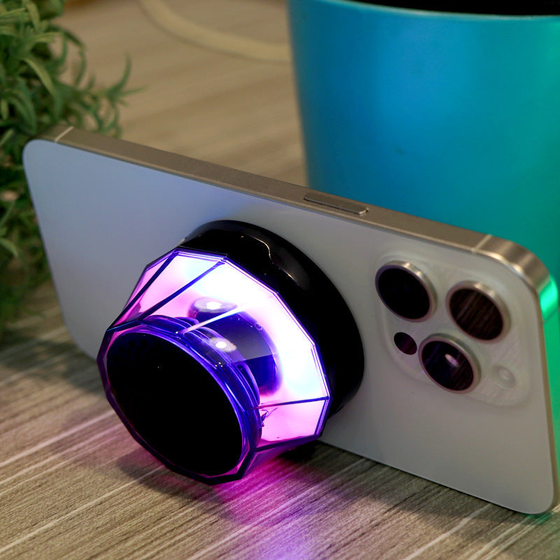 Magnetic Bluetooth Speaker – Portable RGB LED Light Wireless Mini Subwoofer