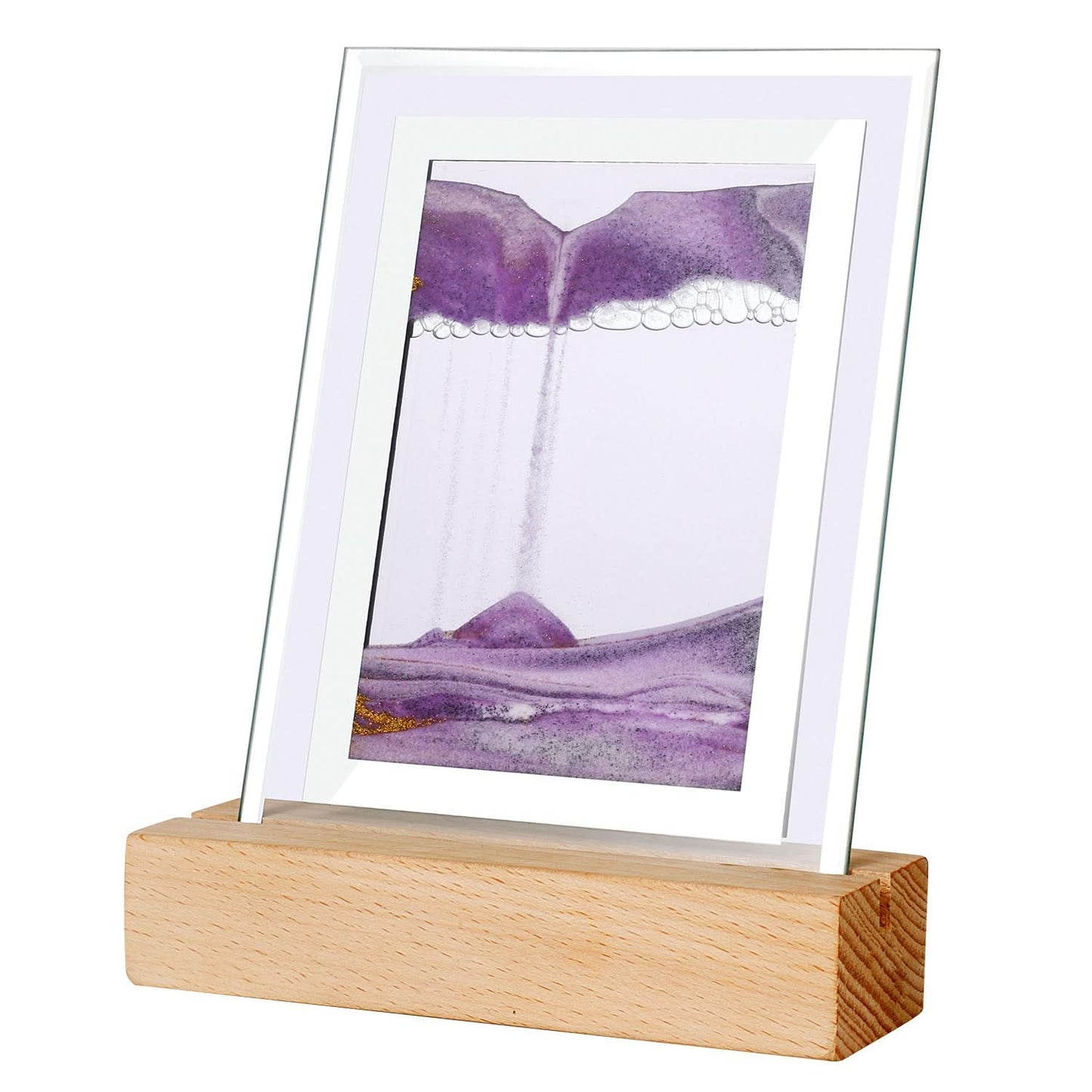 Romantic Flowing Sand Painting Night Light - Elegant Home Decor Gift