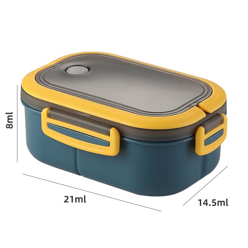 1200ml Microwave-Safe Salad Single Layer Lunch Box – For Students & Office Workers