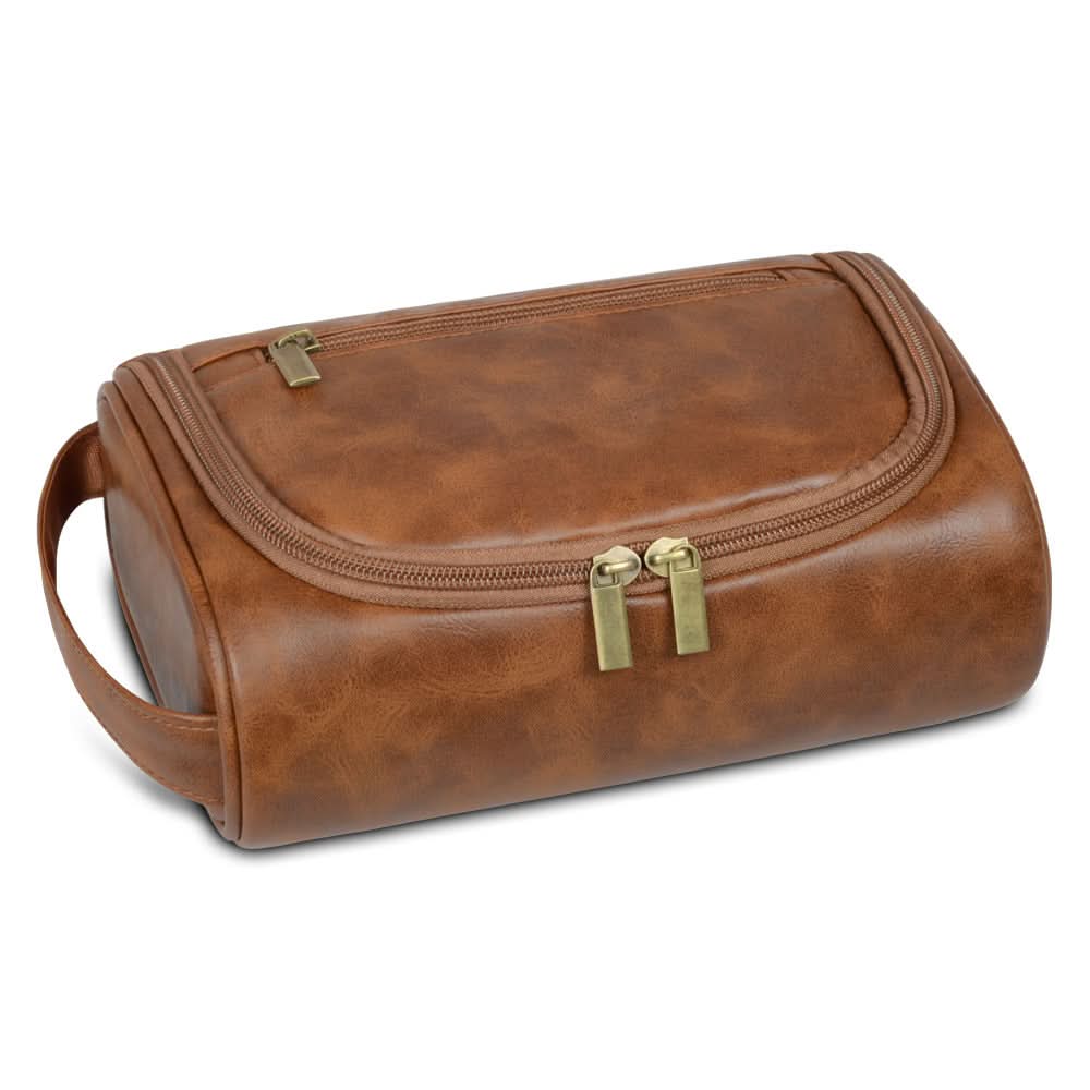 Luxury Waterproof PU Leather Cosmetic & Toiletry Bag