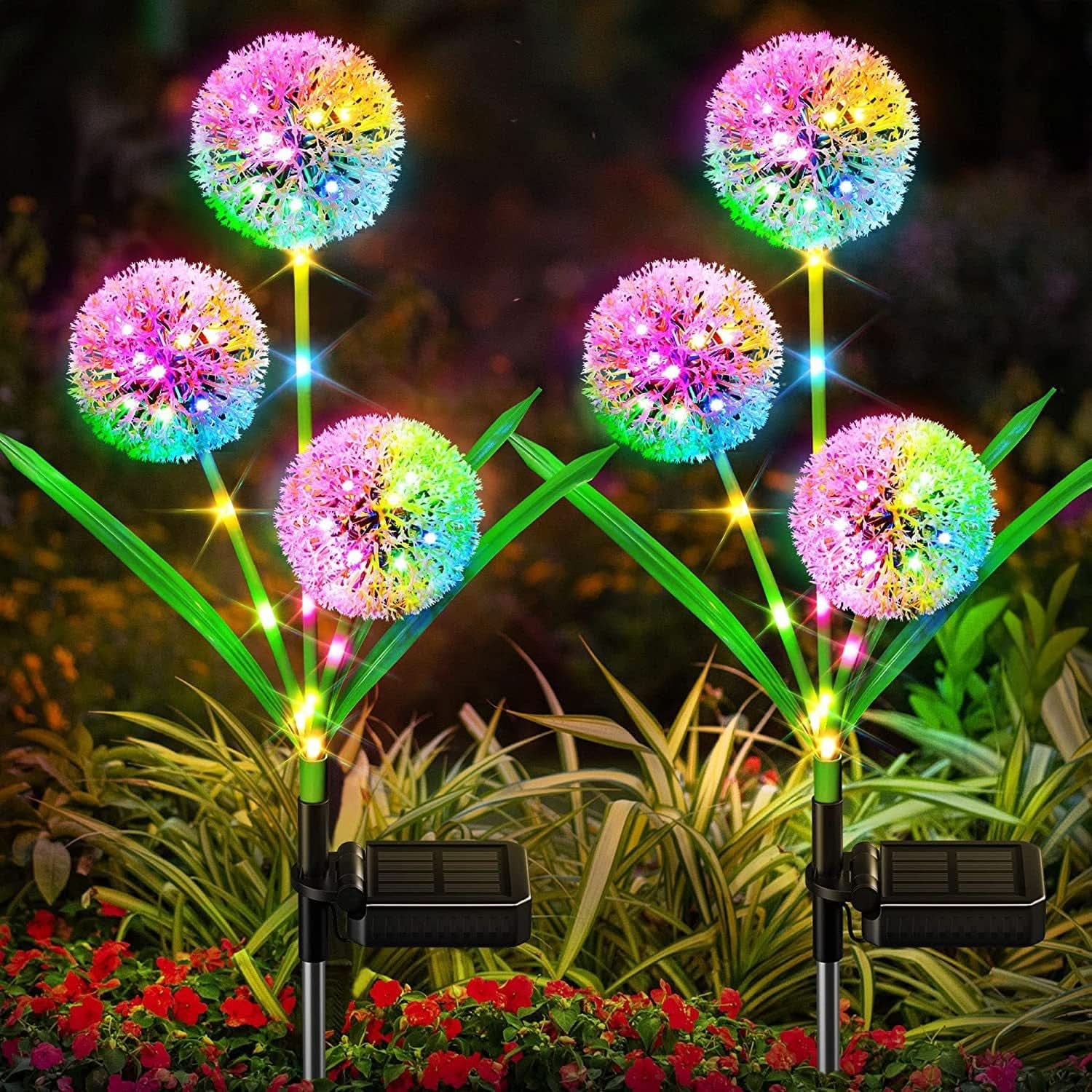 Solar LED Dandelion Garden Lawn Lights