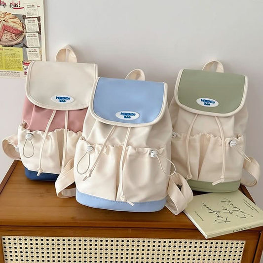 Cute Small Backpack for Girls – Nylon College Bag for School