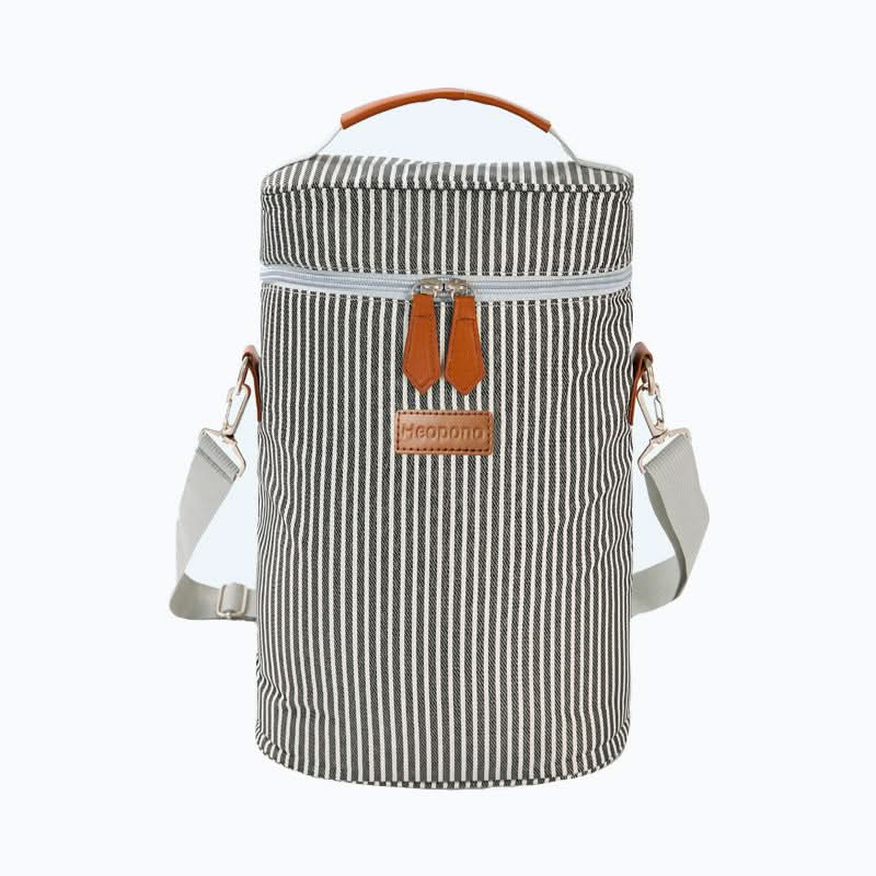 Insulated Lunch Bag – 8L Oxford Cloth Portable Cooler Tote with Zipper Closure