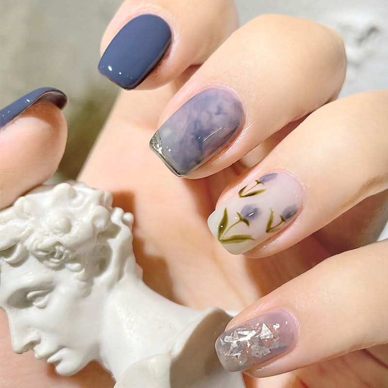 Autumn & Winter Style Colored Nail Art Pieces