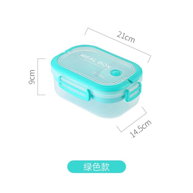 1200ml Double-Layer Bento Leakproof Food Lunch Box – Microwave-Safe