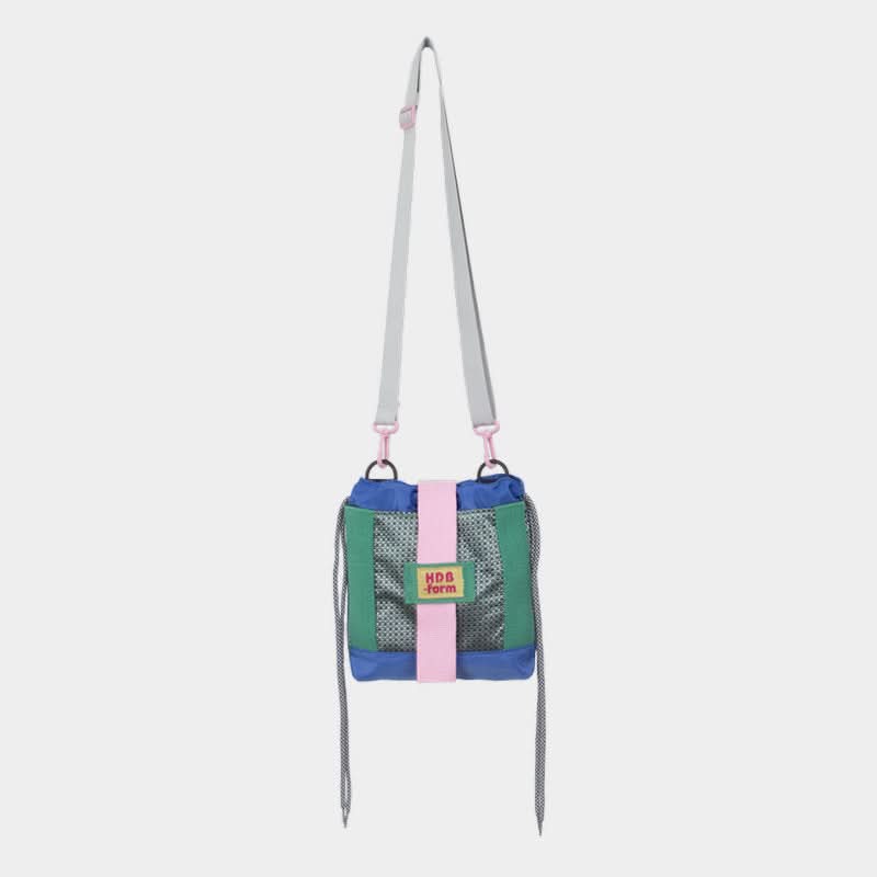 Trendy Color-Block Bucket Bag – Drawstring Crossbody & Shoulder Bag
