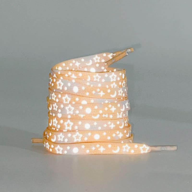 Reflective Star Galaxy & heart Shoelaces – Luminous Rope for Men & Women