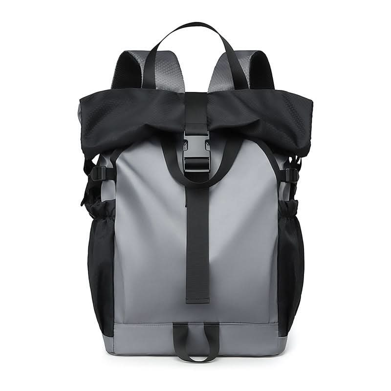 Men's Waterproof Roll-Top Backpack - 16-Inch Laptop Bag