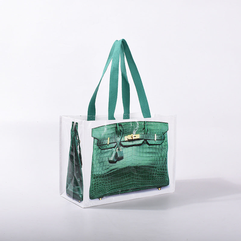 Woven Shopping Tote Bag – Reusable PP Handbag with High Load Capacity