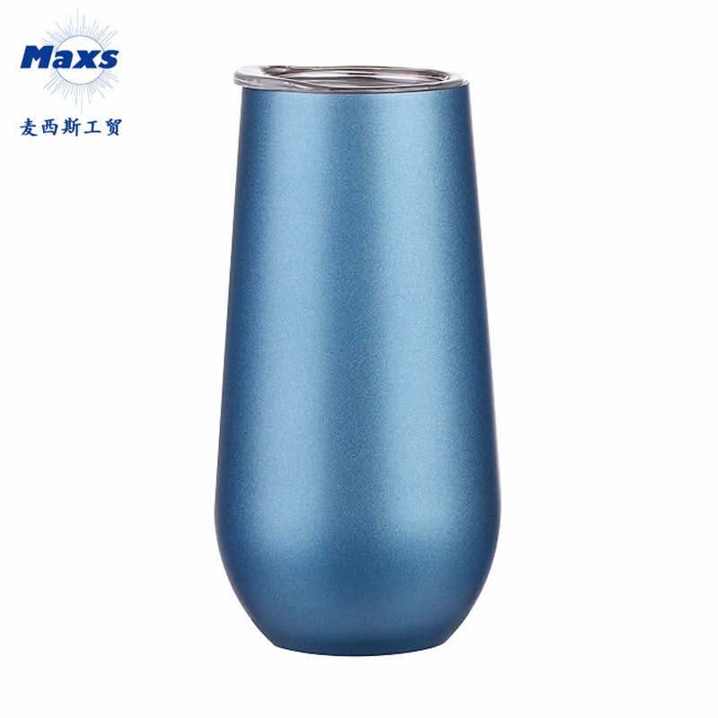 Stainless Steel Wine Tumbler | Double-Walled Insulated Eggshell Cup
