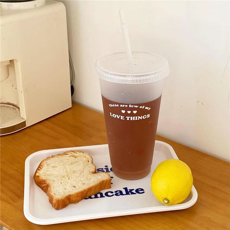 Korean Cartoon Puppy Travel Coffee Tumbler