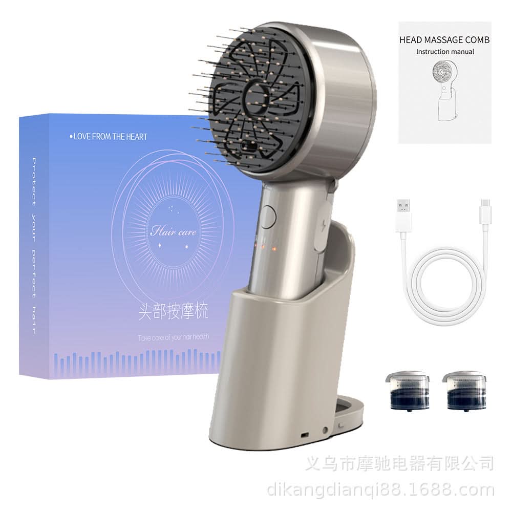 Electric Scalp Massage Comb with Red Light Therapy