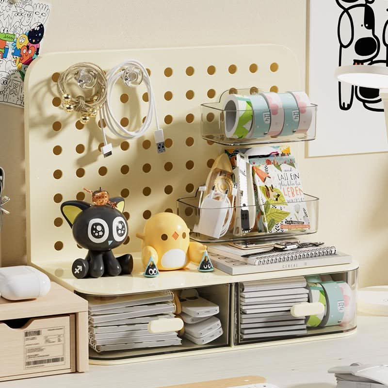 Multi-Compartment Organizer & Desktop Storage Box for Office, Bedroom & Bathroom