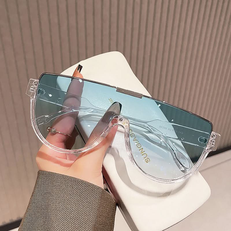 Women's Oversized Aviator Sunglasses – UV400 Protection, Fashion Street Style