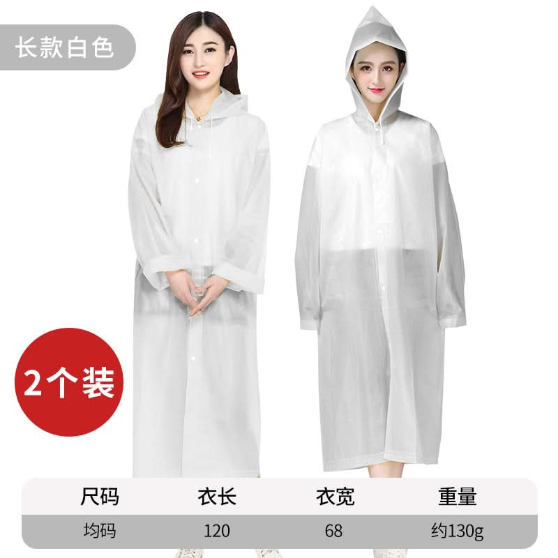 Reusable Full-Body Raincoat for Women & Kids – Lightweight, Waterproof