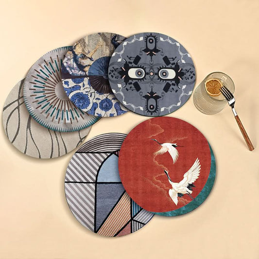 Leather Absorbent Insulation Coaster - High-End Bowl & Plate Mat