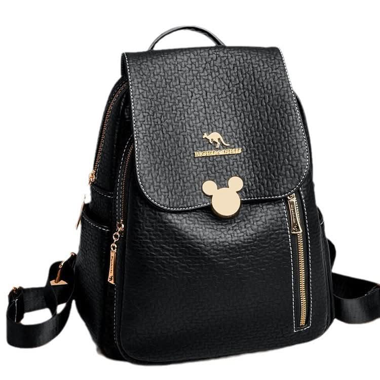 Women's Anti-Theft PU Leather Backpack –Travel & Casual Shoulder Bag