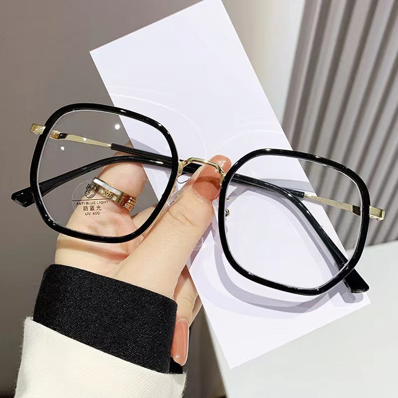 Women’s Elegant TR90 Anti-Blue Light Glasses – Full Frame Eyewear for Big Faces